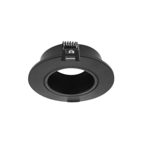 Difusor redondo dirigible para lámpara MR16 o módulo LED, negro/blanco - Wattko